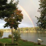 Rainbow over Bear Lake